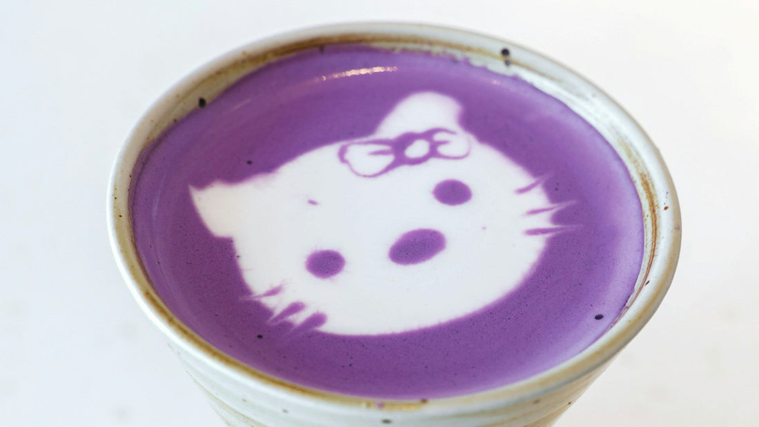 Boisson violette à base d'ube, tendance food en France